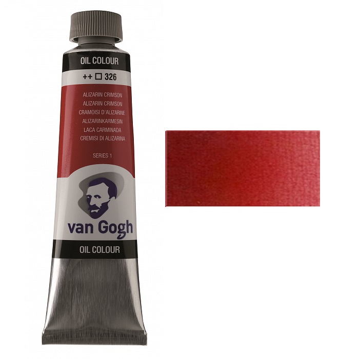 Oil paint VAN GOGH, (326) Alizarin red, 40 ml, Royal Talens (1/3)