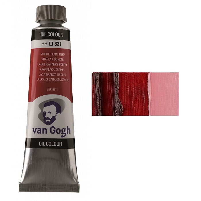 Oil paint VAN GOGH, (331) Madder red dark, 40 ml, Royal Talens (1/3)