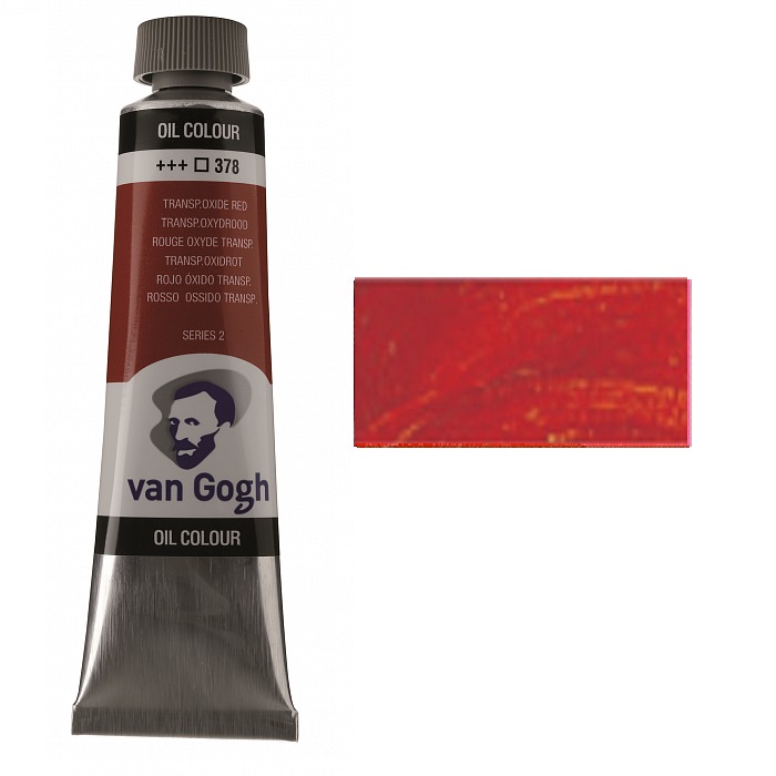 Oil paint VAN GOGH, (378) Transparent oxide red, 40 ml, Royal Talens (1/3)