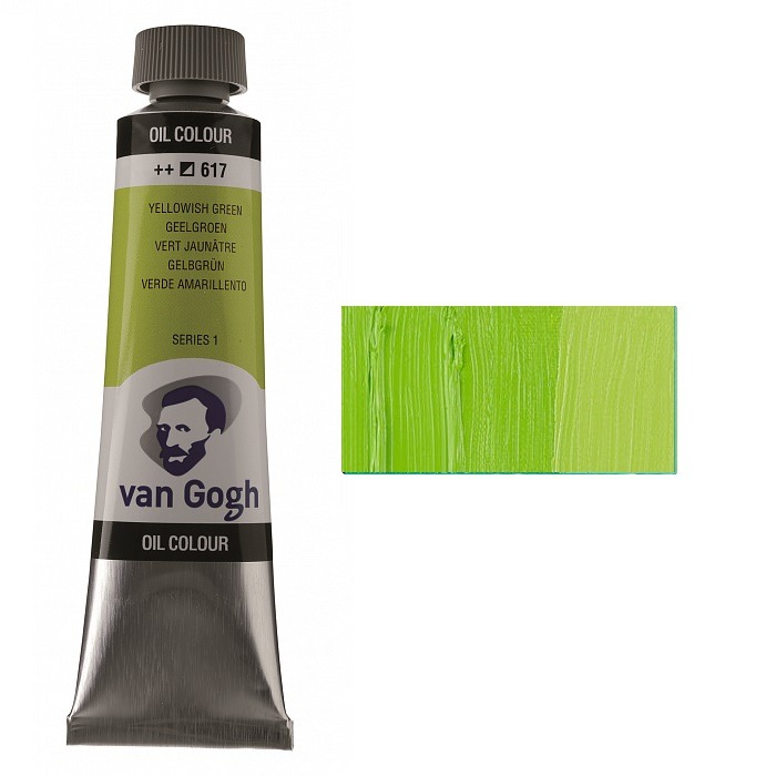 Oil paint VAN GOGH, (617) Yellowish-green, 40 ml, Royal Talens (1/3)