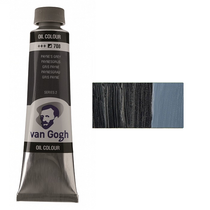 Oil paint VAN GOGH, (708) Peine gray, 40 ml, Royal Talens (1/3)