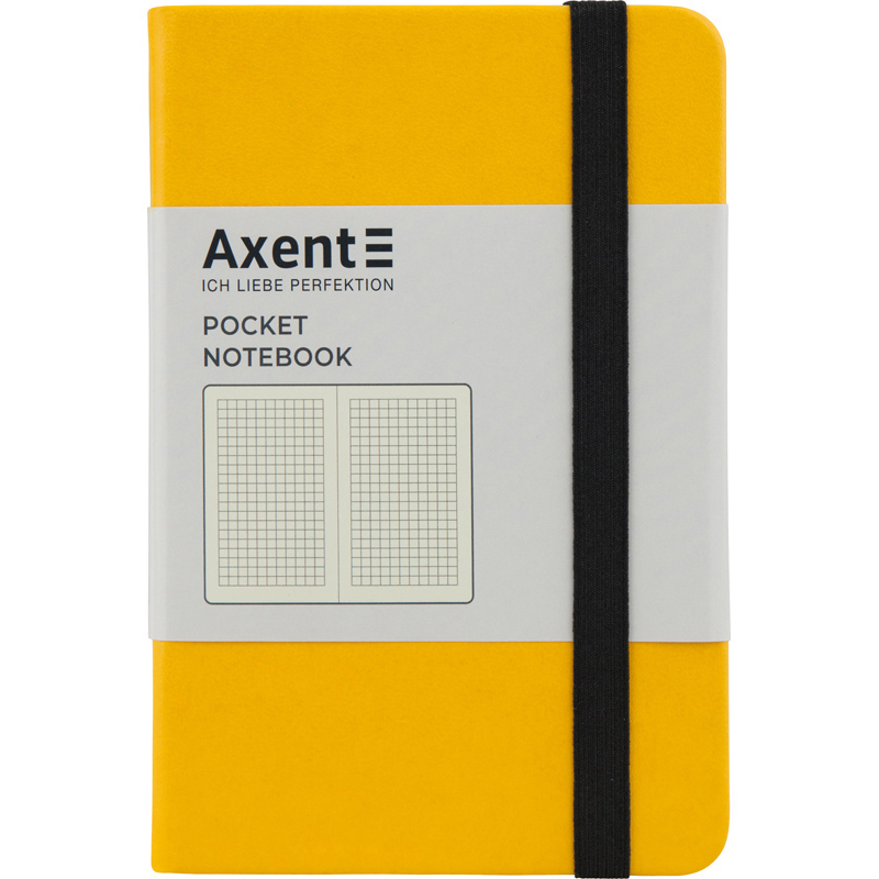 Блокнот "Axent" /8301-08-A/ Partner, 95*140/96арк, кліт, жовта (1/24)
