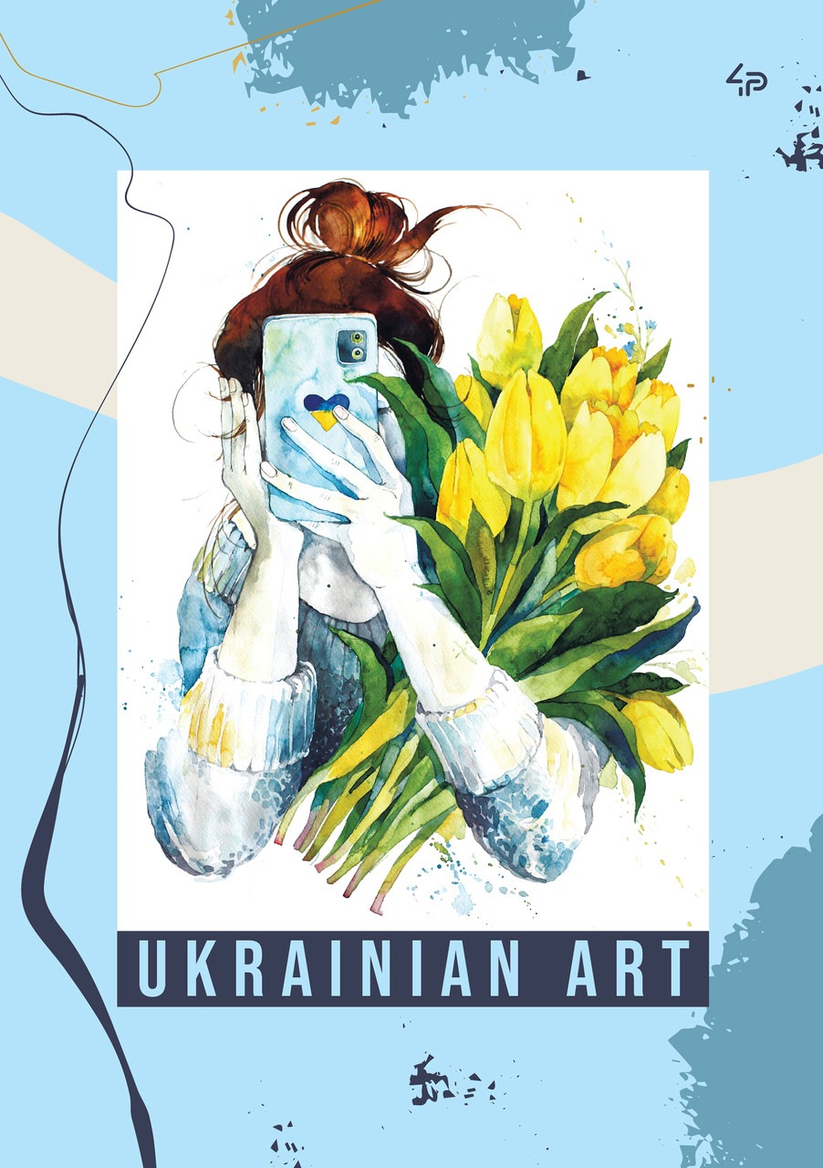 Блокнот A5/40арк "4PROFI" /905737/ # "Flower girls" tulip, мат.лам, виб. УФ-лак