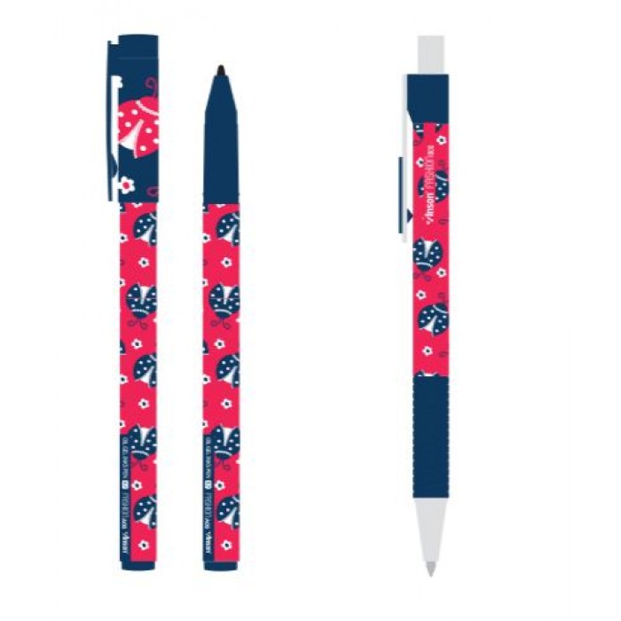 Automatic ballpoint pen.  "Vinson" /201/ "Sonechko", blue (24)