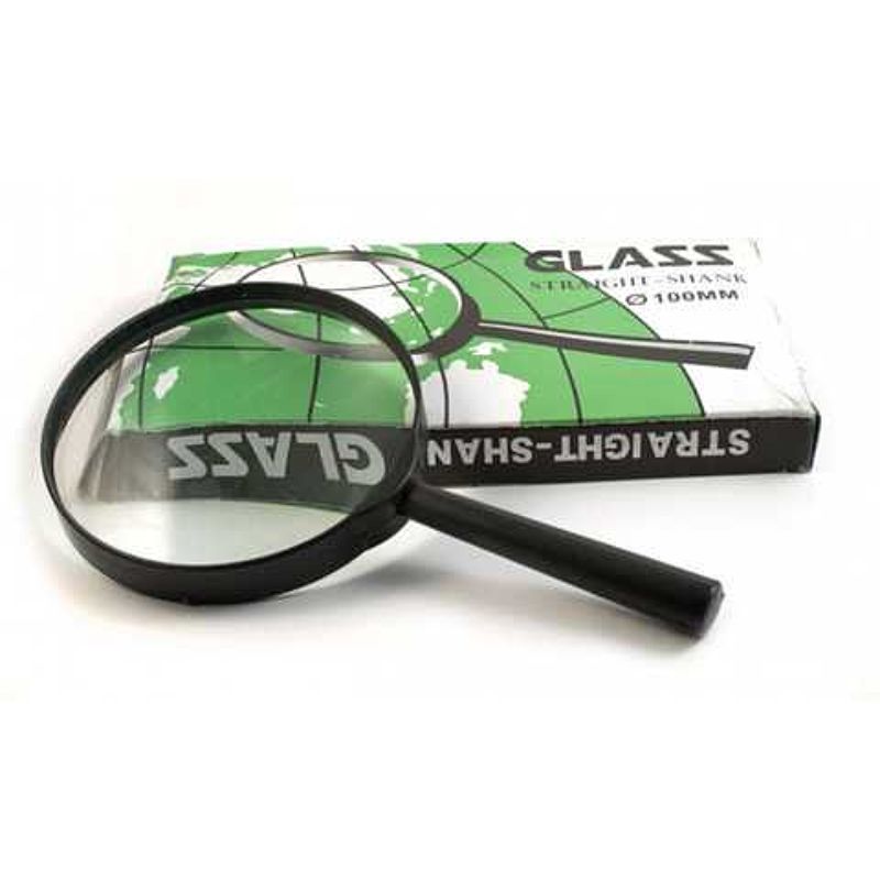 Magnifying glass "JO" /7818-100G/ glass lens D 100mm, plast. frame (1/10)