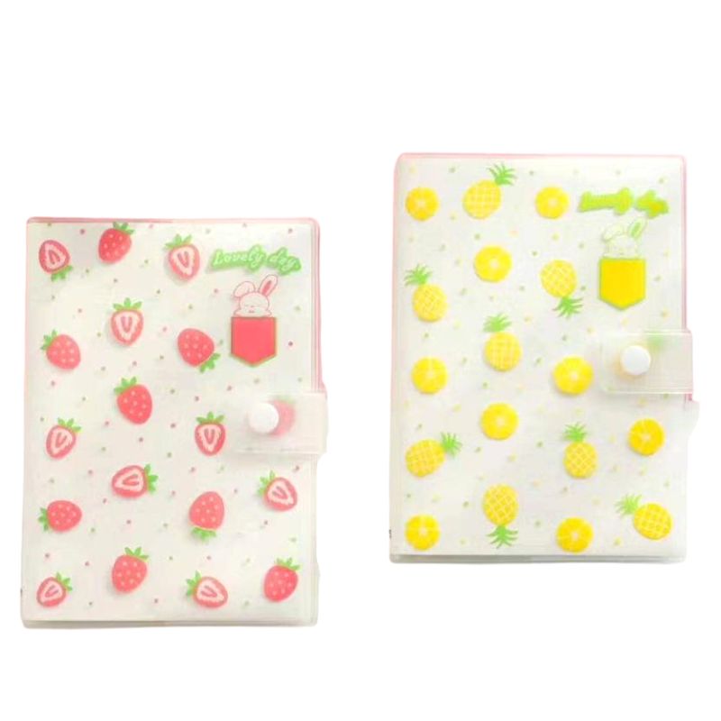 Notebook 11.6*16.6/128 sheets "JO" /LB36K34-3474/ "Fruits" transparent cover, mix (1/36/144)