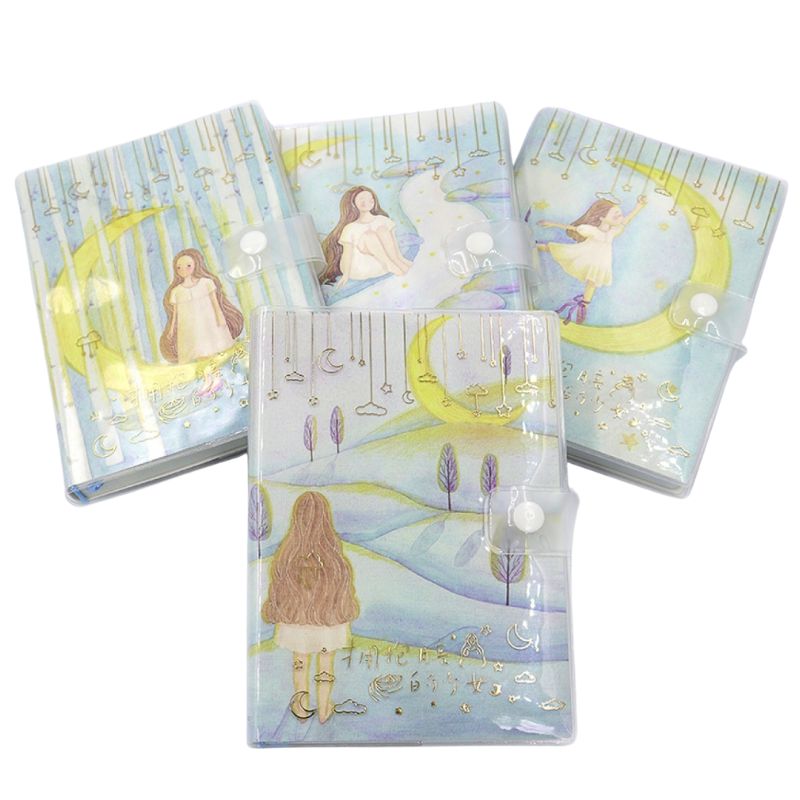 Notebook 11.6*16.6/128 sheets "JO" /LB36K34-3974/ "Moon" transparent cover, mix (1/36/144)