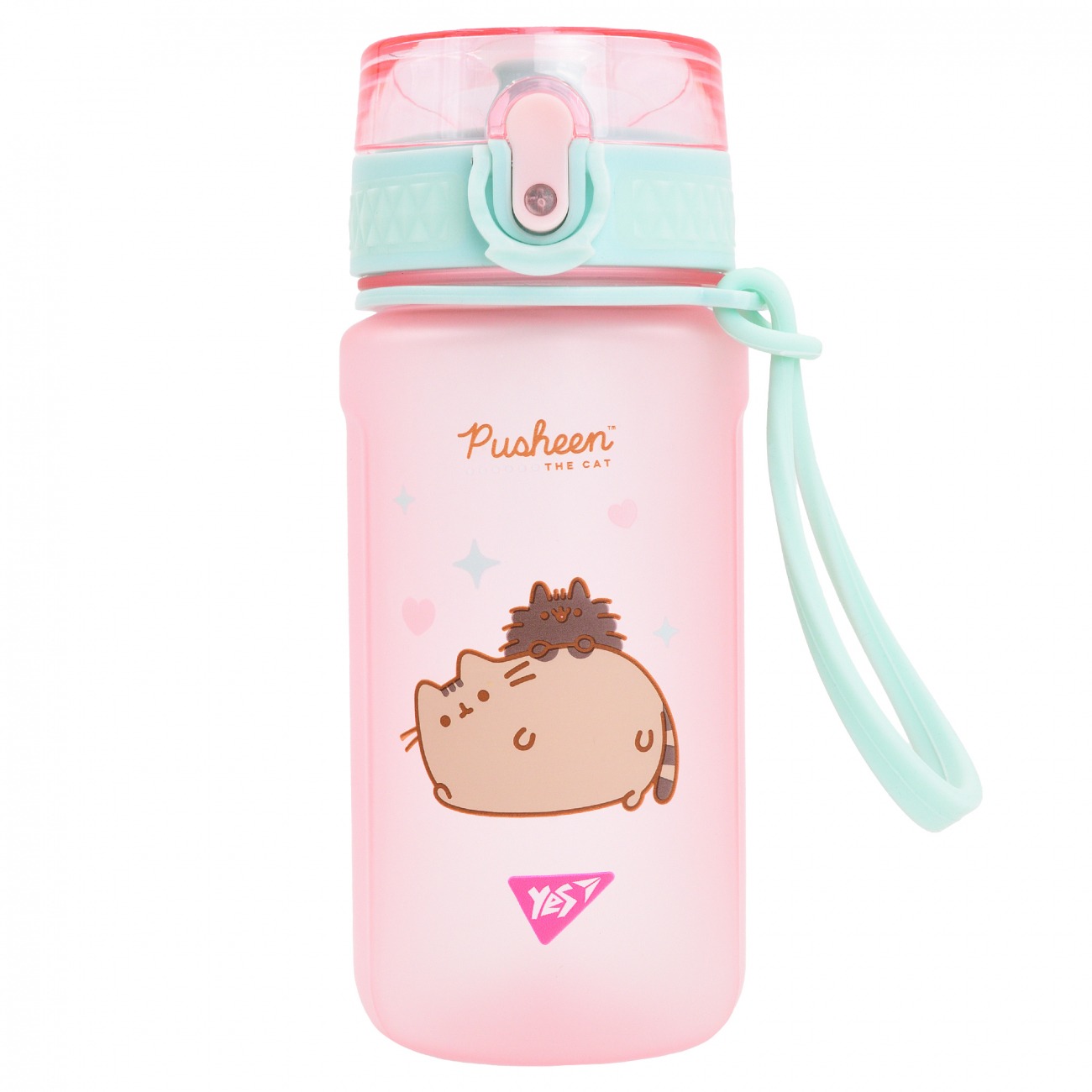 Water bottle "YES" /708321/ "Pusheen" 500 ml, pink (1/25)