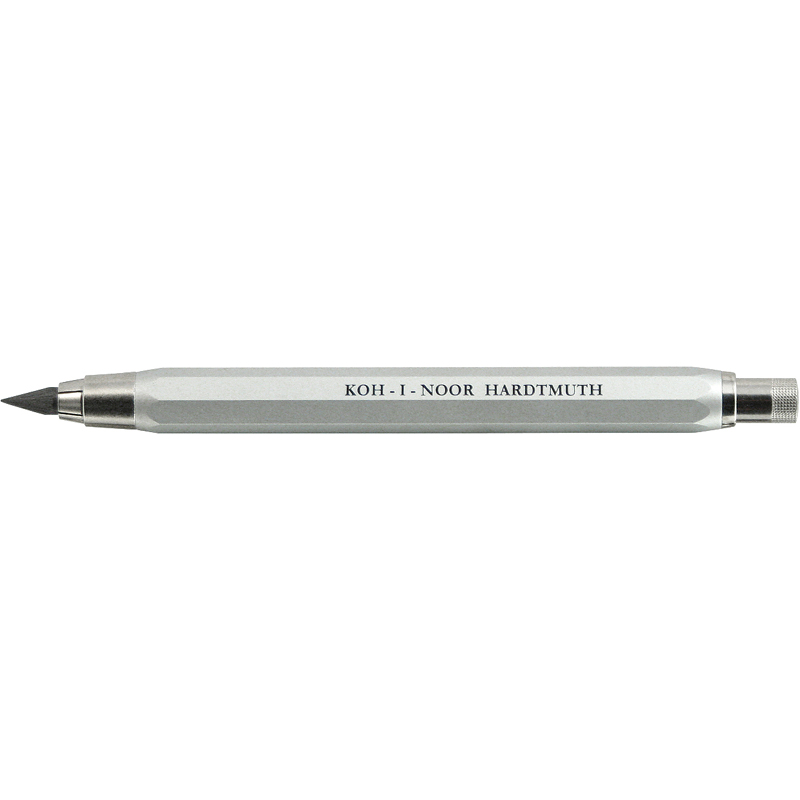 Олівець цанговий "Koh-i-Noor" /5344/ Метал. деталі, пласт. корпус., 5,6мм. чорн. (1/100)