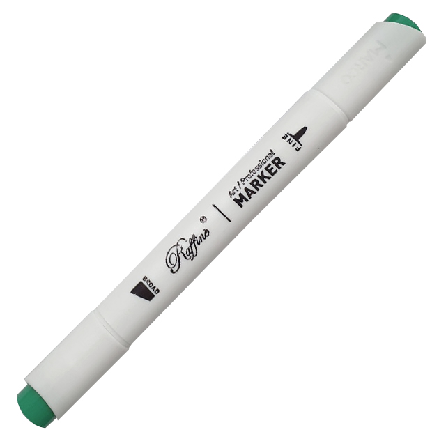 Double-sided Sketch Marker "Raffine" /7800-6CB/ (G127) Emerald Green (6)