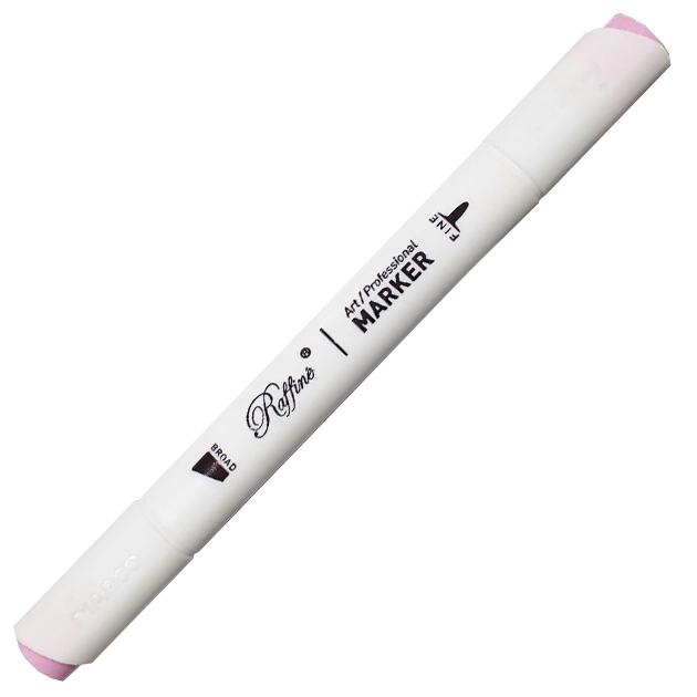 Скетч Маркер двосторонній "Raffine" /7800-6CB/ (R503) Pastel pink (6)