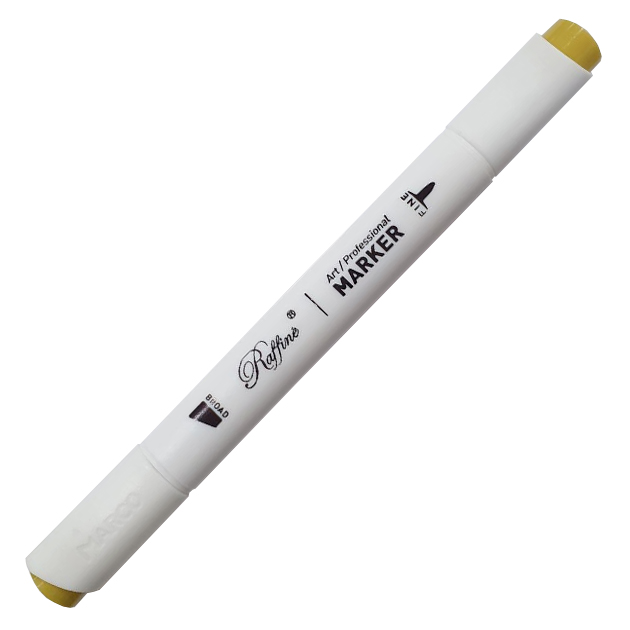 Sketch Marker double-sided "Raffine" /7800-6CB/ (Y225) Olive yellow (6)