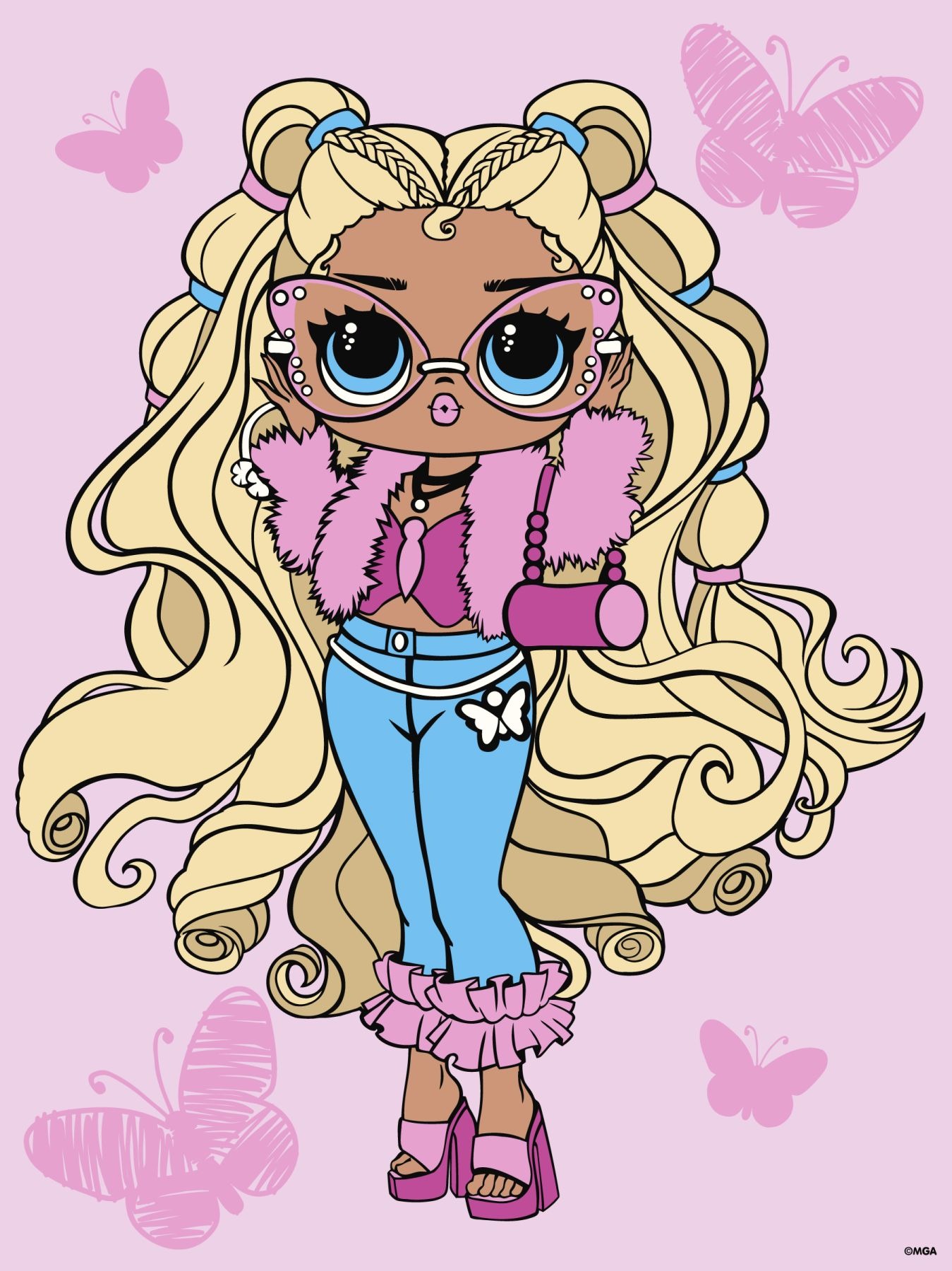 Картина за номерами "Ідейка" /KHO6286/ "LOL Surprise! Tweens Olivia Flutter" 30*40 см