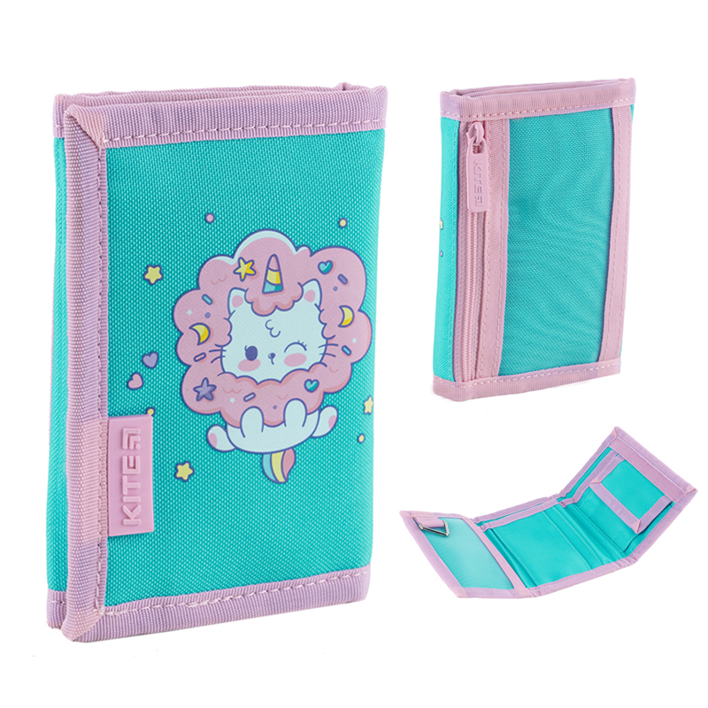 Children's wallet "Kite" /K24-598-7/ 598 Rainbow Catcorn (66558) (1/20)