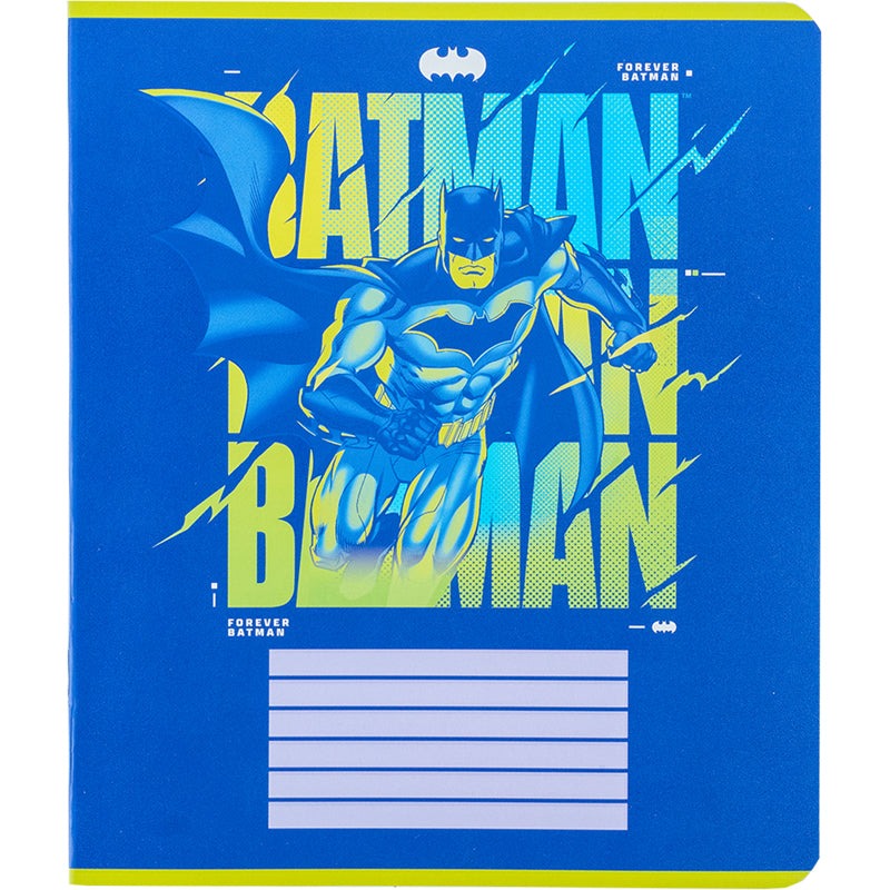 Student's notebook "Kite" 18 sheets # /DC24-236/ "DC Batman" Hebrew varnish + UV varnish (20/400)