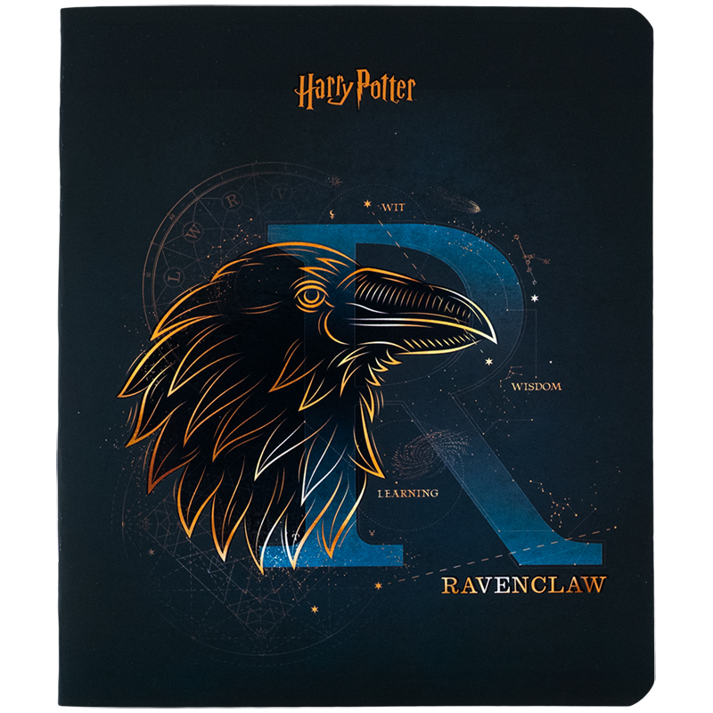 Student's notebook "Kite" 48 sheets # /HP24-259/ "Harry Potter" soft touch + UV varnish (10/200)
