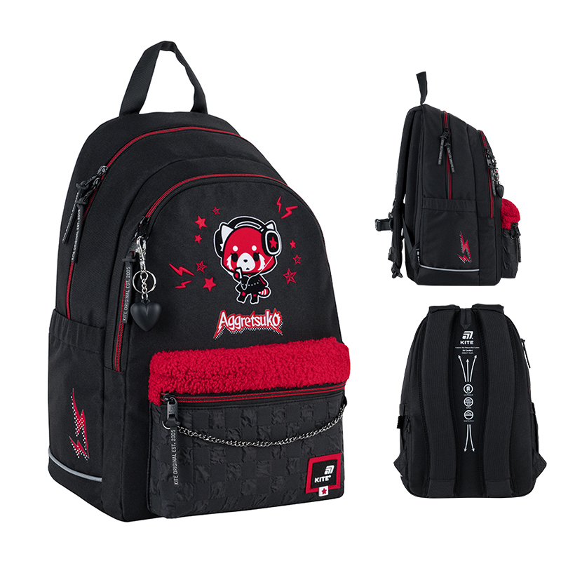 Backpack "Kite" /AR25-2575M/ Education Teens 2575M Aggretsuko (1/12)