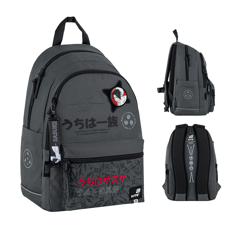 Backpack "Kite" /NR25-2575M/ Education Teens 2575M Naruto Shippuden (1/12)