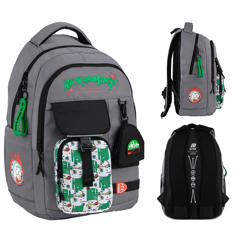 Backpack "Kite" /RM25-2597L/ Education Teens 2597L Rick & Morty (1/10)