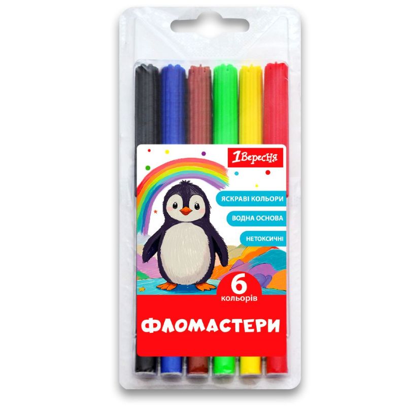 Felt-tip pens "1B" 6 pcs. /650542/ "Classic" (1/24)