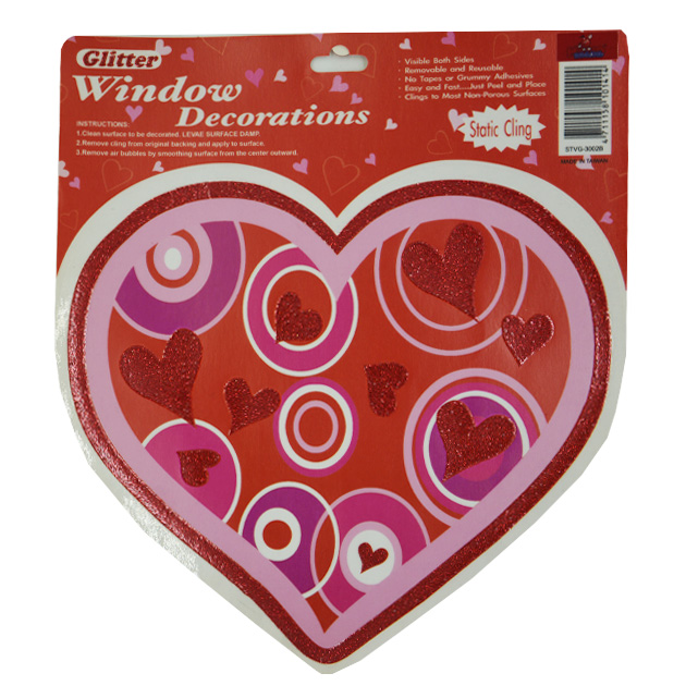 Stickers for windows "1B" /800845/ "Valentine" 29*32cm (12)