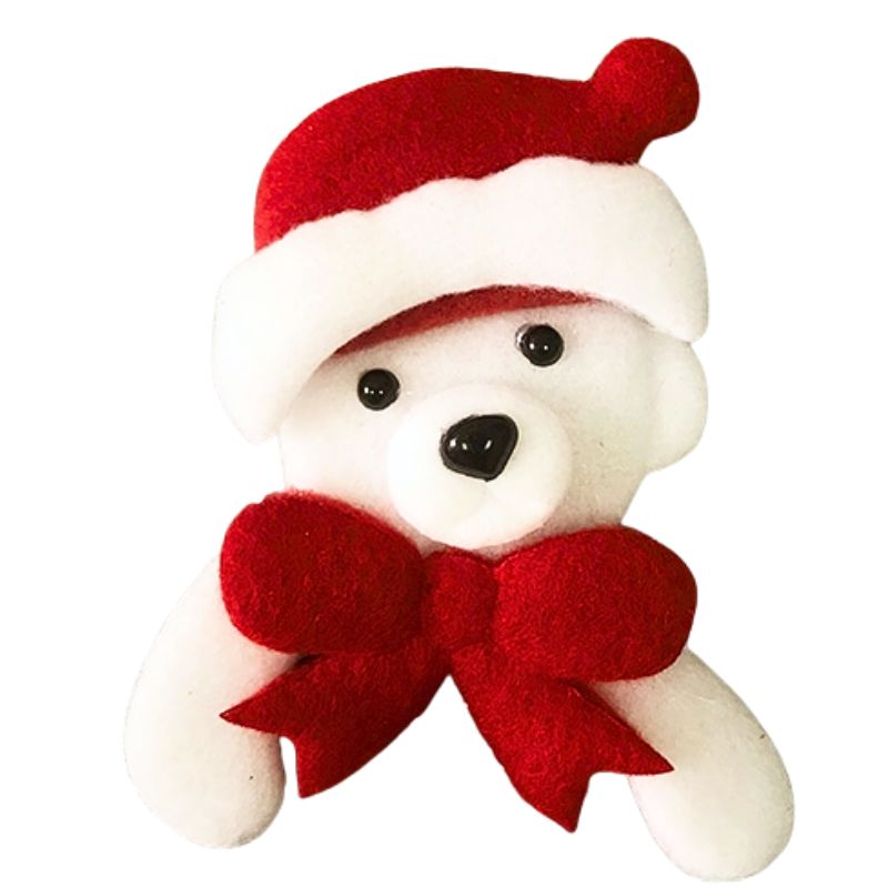 Blank "Diamond handles" /185179-1/ "Santa Bear" 10.5 cm, 25 pcs. in pack NEW YEAR'S