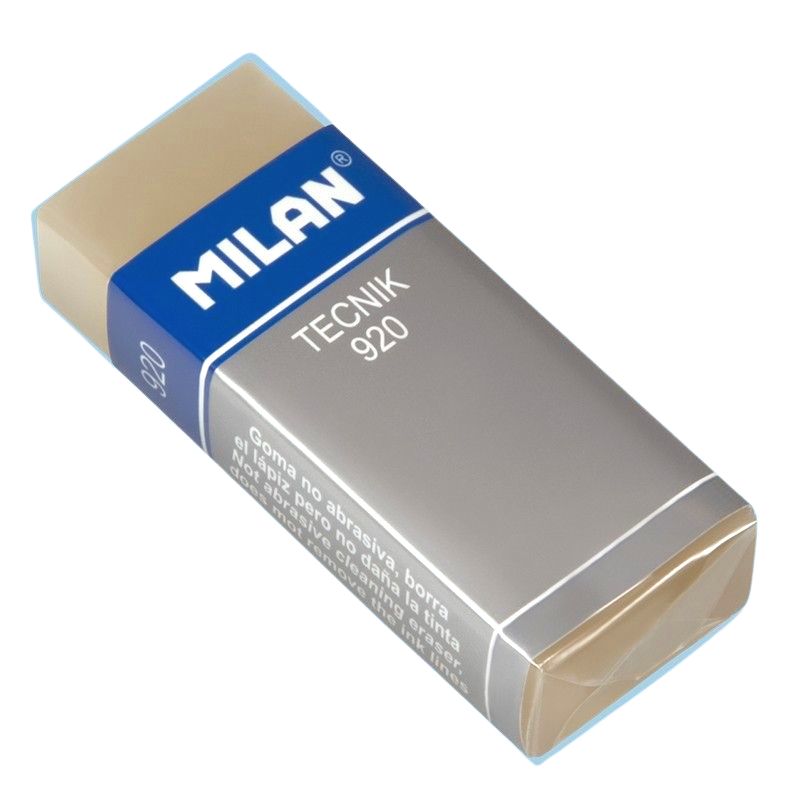 Гумка "MILAN" /CPM920/, Tecnik,напівпроз., 6.1 x 2.3 x 1.2 cм (20/500)