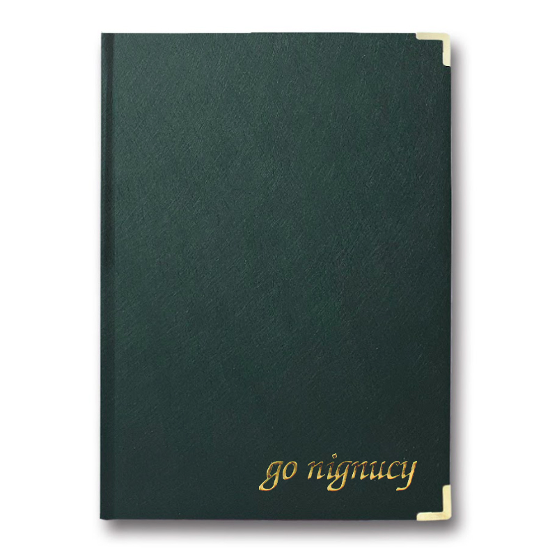 Greeting folder A4 "For signature" "Brisk" /PPV-5/ "Infolk" green (1/20)