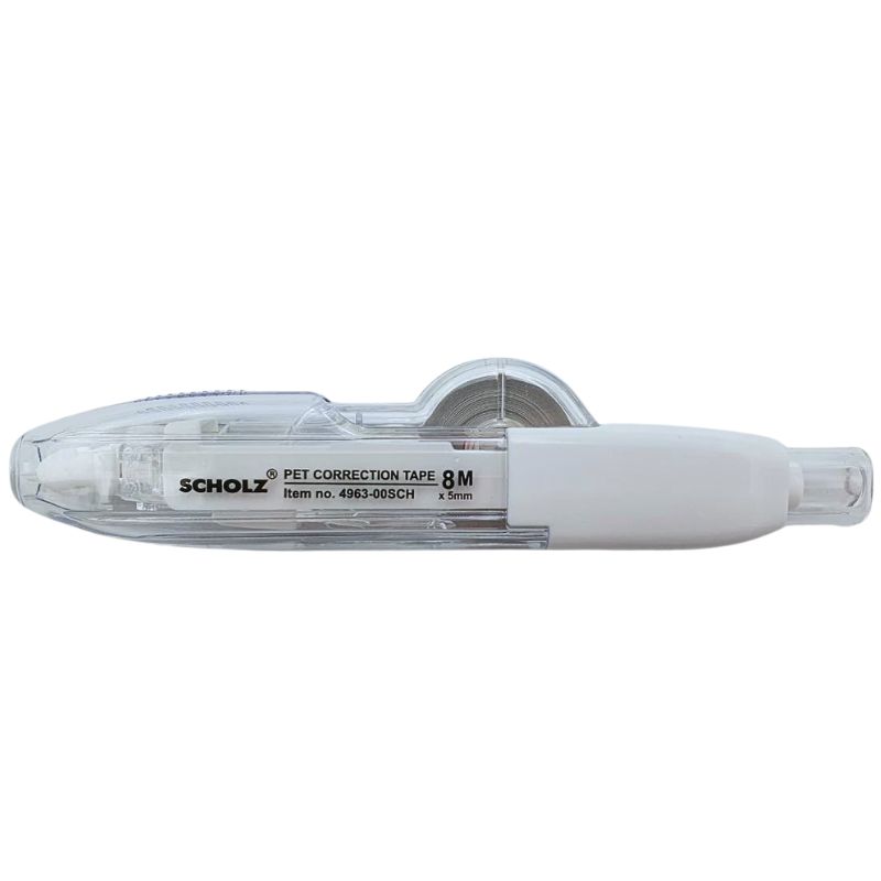 Correction tape "SCHOLZ" /4963-00SCH/ 5mm x 8m, automatic, white (1/24/576)