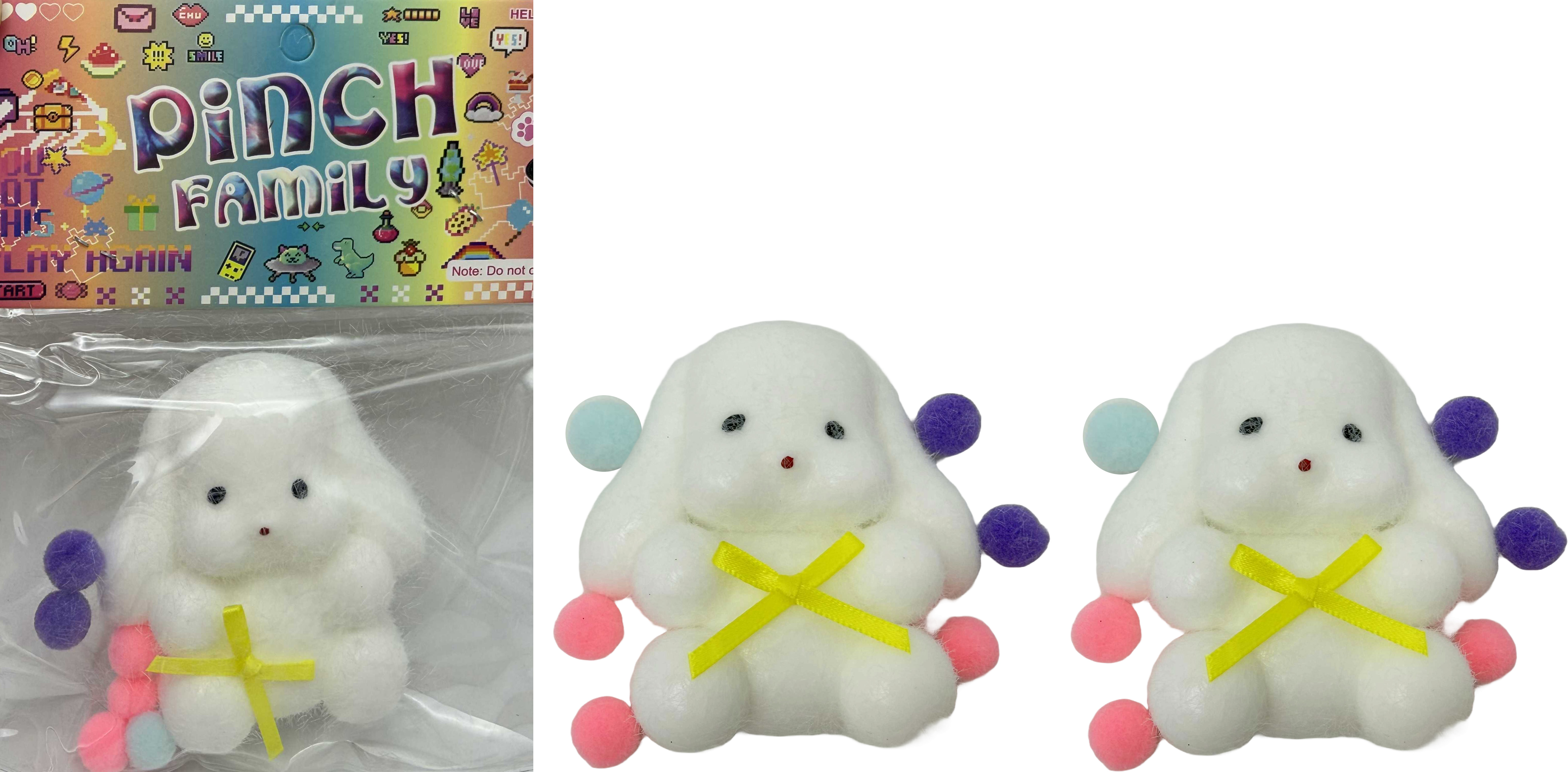 Antistress toy /820-13/ taba squash "Dog with balls" 7.5 cm (16)