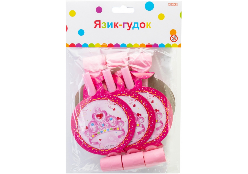 Set of tongues-horns "Maxi" /MX354127/ "Princess" 6 pcs (1/24)