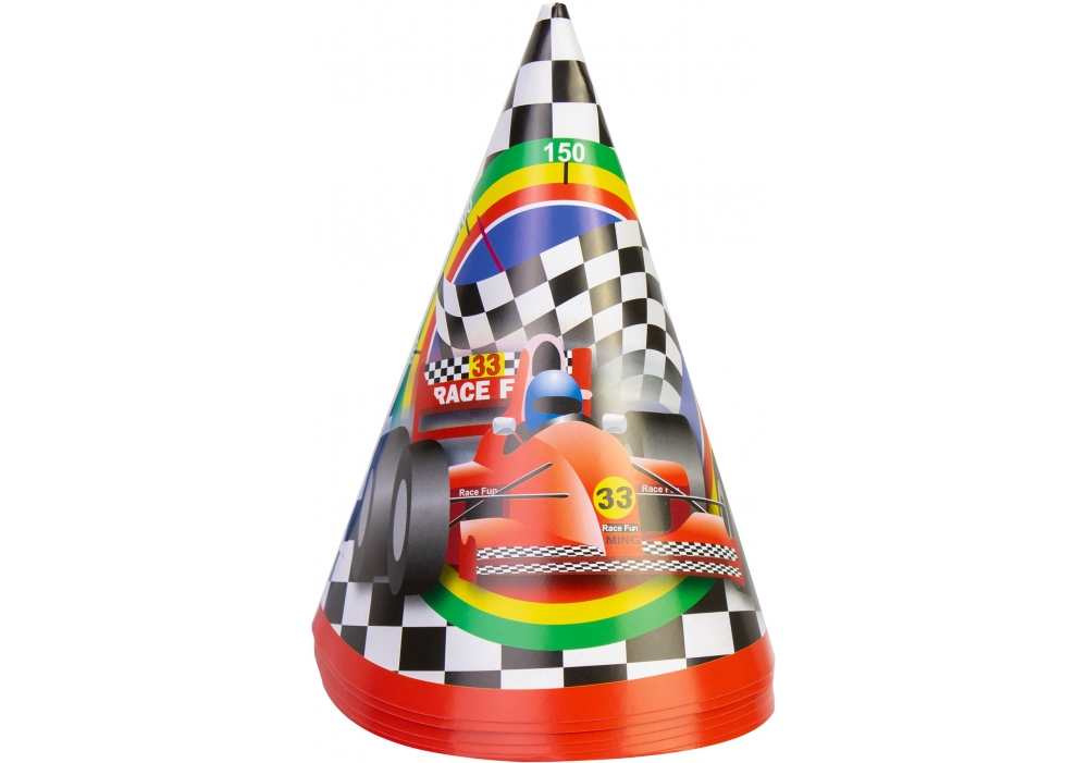 Set of caps on the head "Maxi" /MX20073/ "Racing" 6 pcs, 15*24 cm (1/24)