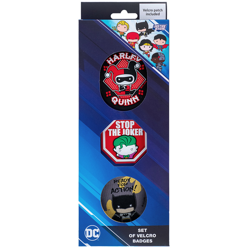 "Kite" /DC24-3012-2/ Velcro Patch Set, 3 pcs., 3012-2 DC Justice League (66883) (1/132)