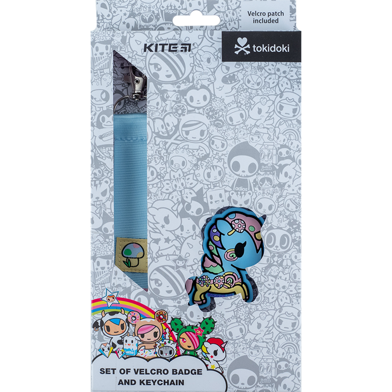 "Kite" patch and pendant set /TK24-3010-2/ on Velcro, 2 pcs., 3010-2 Tokidoki (66921) (1/176)