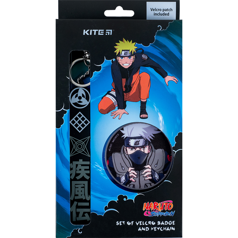 "Kite" patch and pendant set /NR24-3010-1/ with Velcro, 2 pcs., 3010-1 Naruto Shippuden (66922) (1/176)