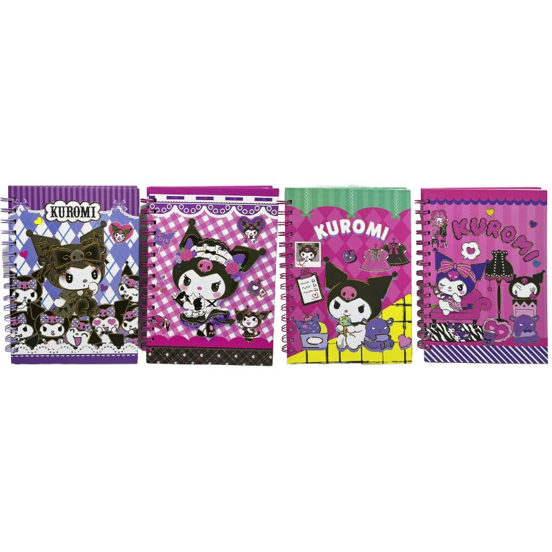 Notebook A5/80 sheets /1813-20/ on a spiral TV cover "Kuromi Bunny" (1/50)