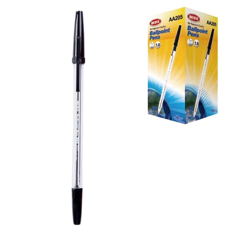Ballpoint pen "BEIFA" /AA205/ black (50/1600)