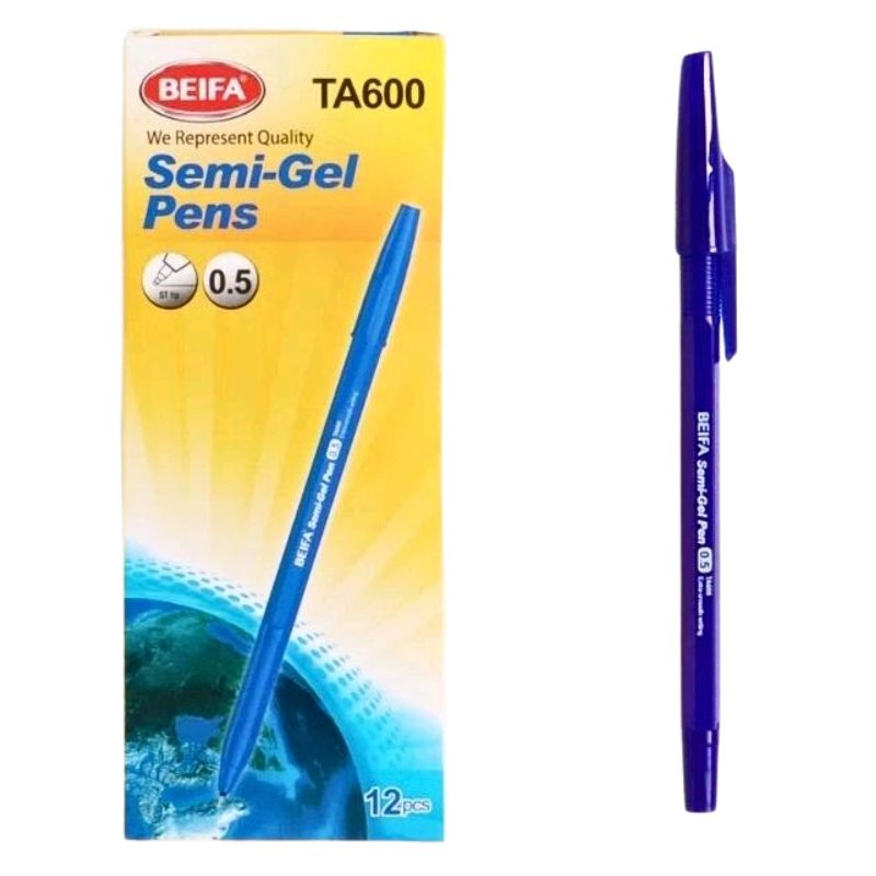 Oil pen "BEIFA" /TA600/ 0.5mm, blue (12/1728)