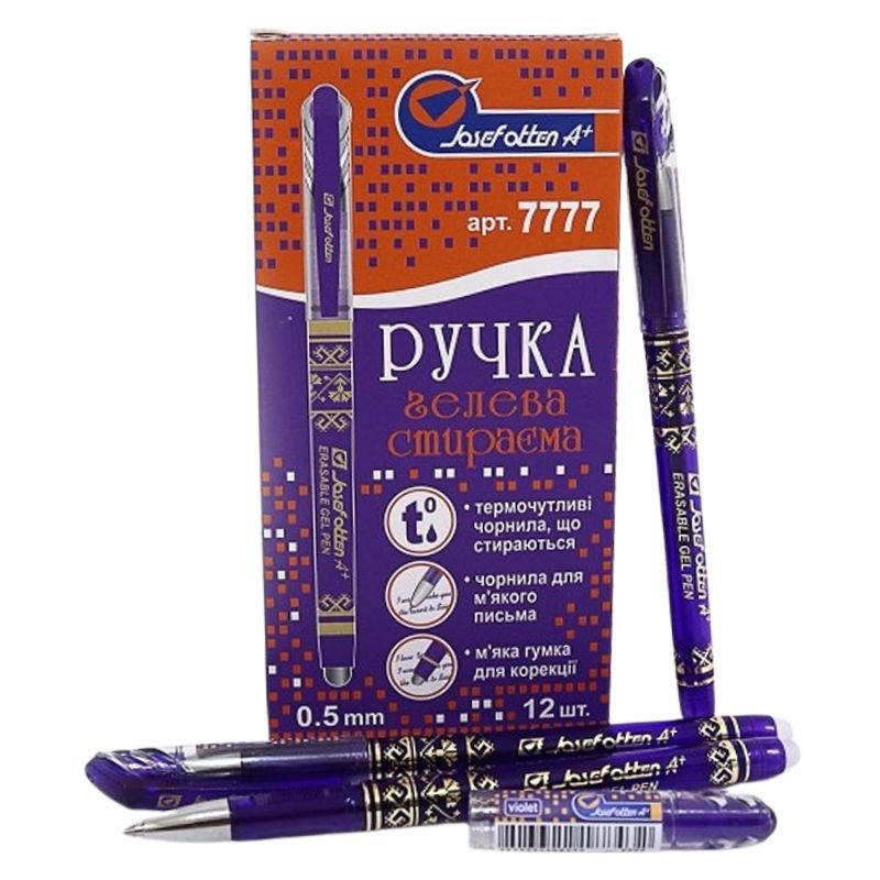 "Write-erase" pen "JO" /7777/ 0.5 mm, thick. tip., purple (12/144/1728)