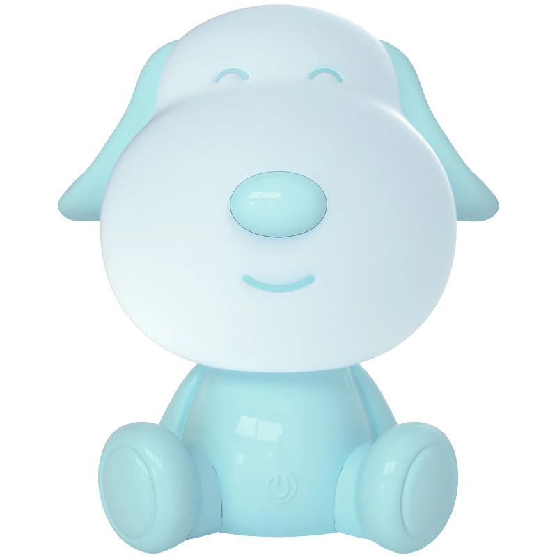 Night lamp /K24-491-3-3/ LED with battery Doggy, blue 20x18x25 cm (1/12)