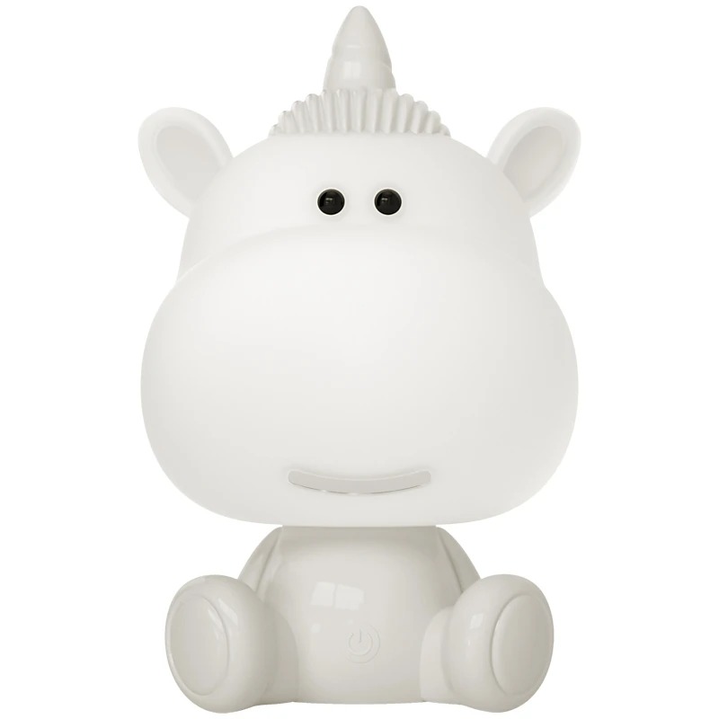 Світильник-нічник /K24-491-1-1/ LED з акумулятором Unicorn Єдиноріг, білий 19,5x18x30 см (1/12)