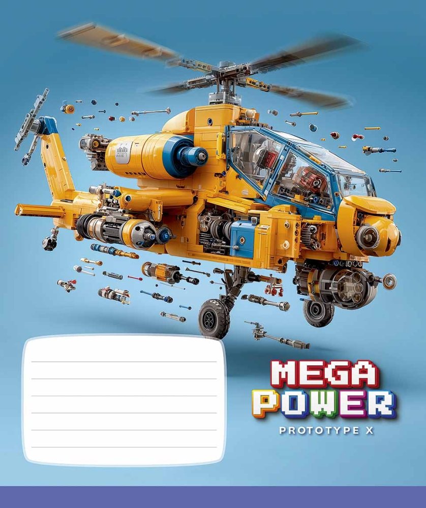 Зошит уч. "Star" 12арк.# /3745K/ Mega Power  ВД-лак (хлопчик) (30/360)