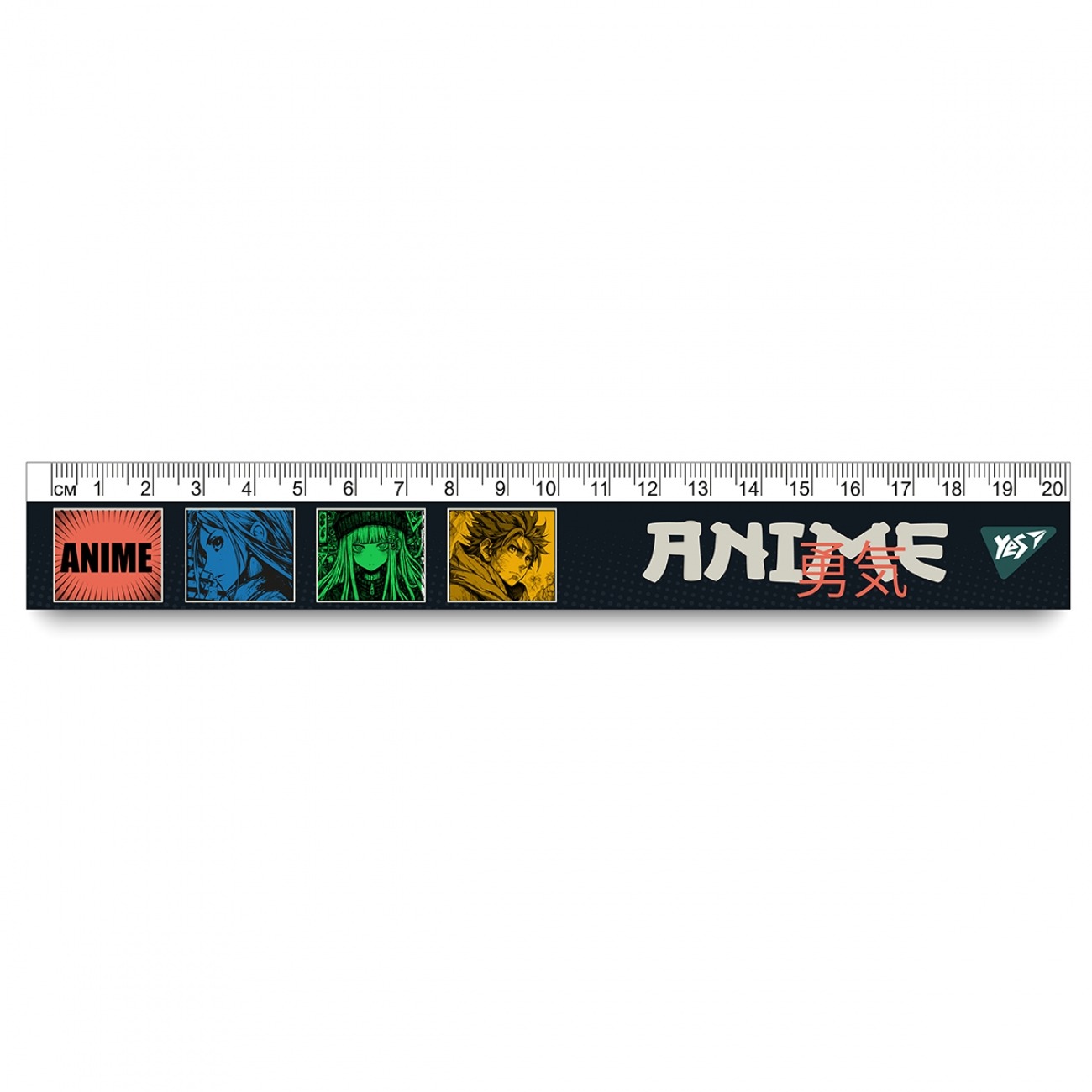 Ruler 20cm "YES" /370669/ "Anime" (1/20/100)