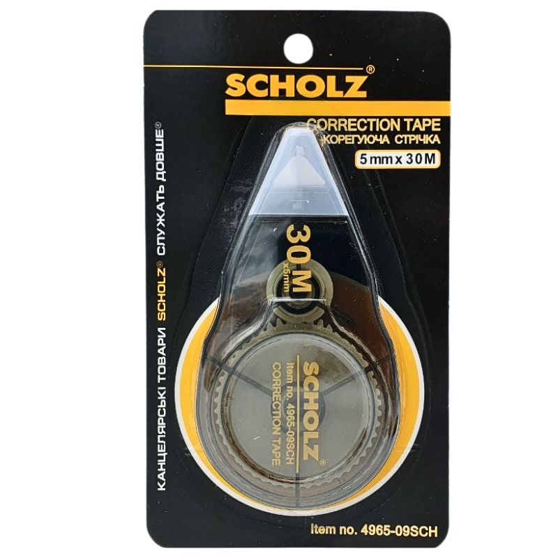 Correction tape "SCHOLZ" /4965-09SCH/ 5mm x 30m, (1/24/576)
