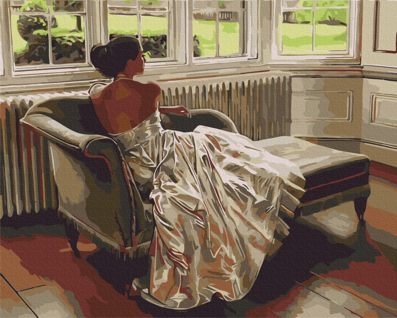 Картина за номерами "Brushme" /BS52684/ "Тепла дама" 40*50см