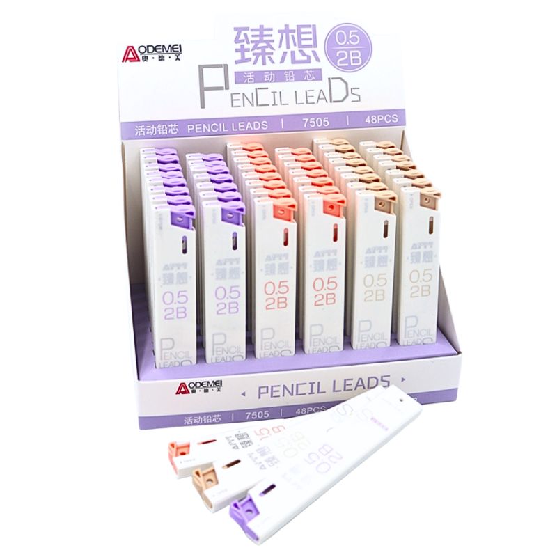 Stylus for mechanical pencil "AODEMEI" /7505-0,5/ 0,5mm 20pcs*90mm (48/576)