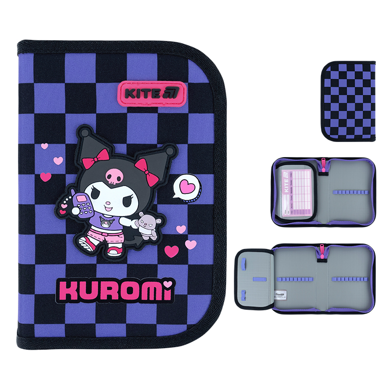 Pencil case "Kite" /HK26-621-2/ 1 part, 1 part, without filling 621 Kuromi Kuromi (1/48)