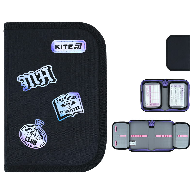 Пенал "Kite" /MH26-622/ 1 від., 2 відв., без наповнення 622 Monster High (1/48)