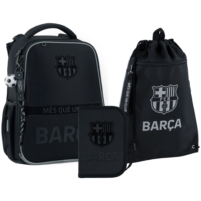 "Kite" set /SET_BC26-531M/ backpack + pencil case + shoe bag 531 FC Barcelona (1/4)