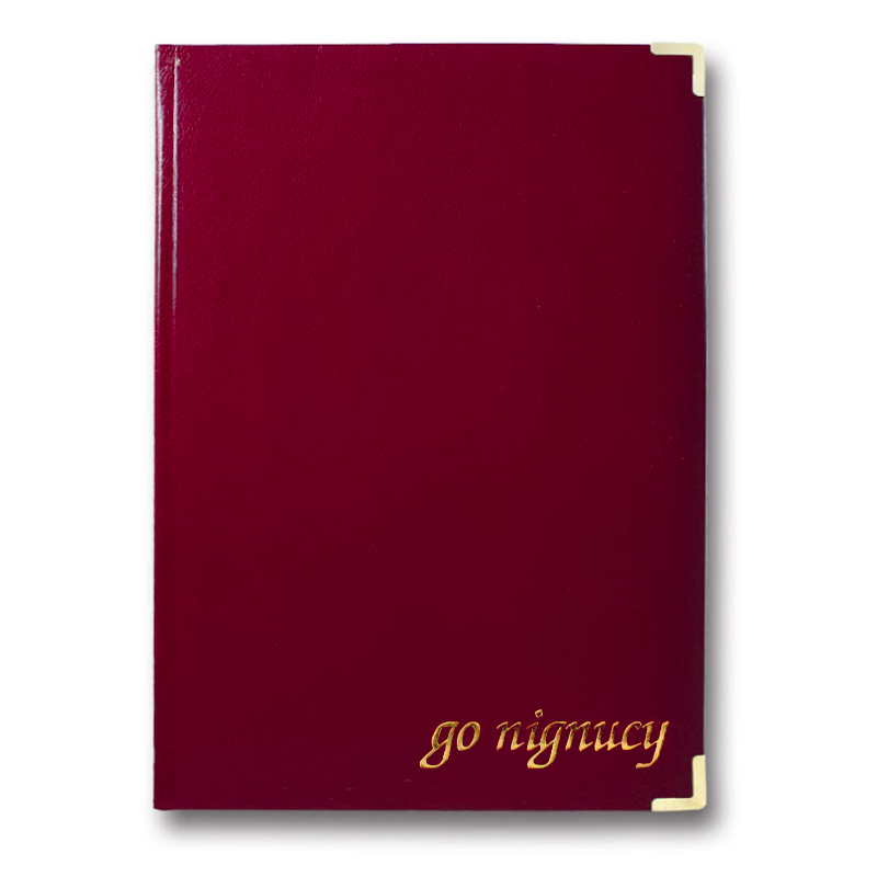 Greeting folder A4 "For signature" "Brisk" /PPV-5/ "Infolk-Miradur" burgundy (1/20)